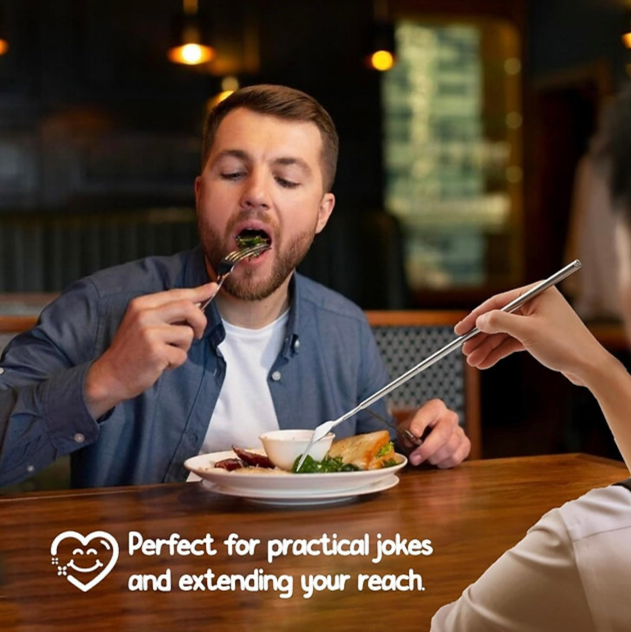 Extendable Fork for Jokes